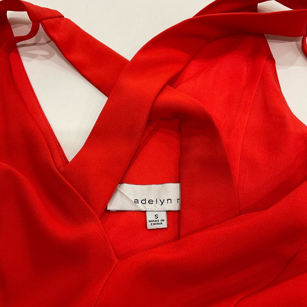 Adelyn Rae Red Cocktail Romper - Picture 9 of 9